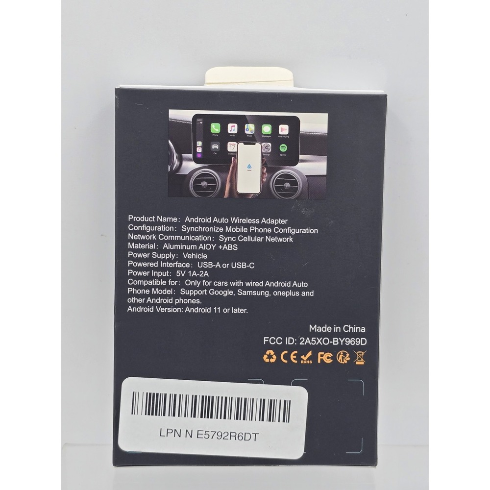 Android Auto Wireless‎ Adapter for Factory Wired Android Auto - Picture 3 of 10
